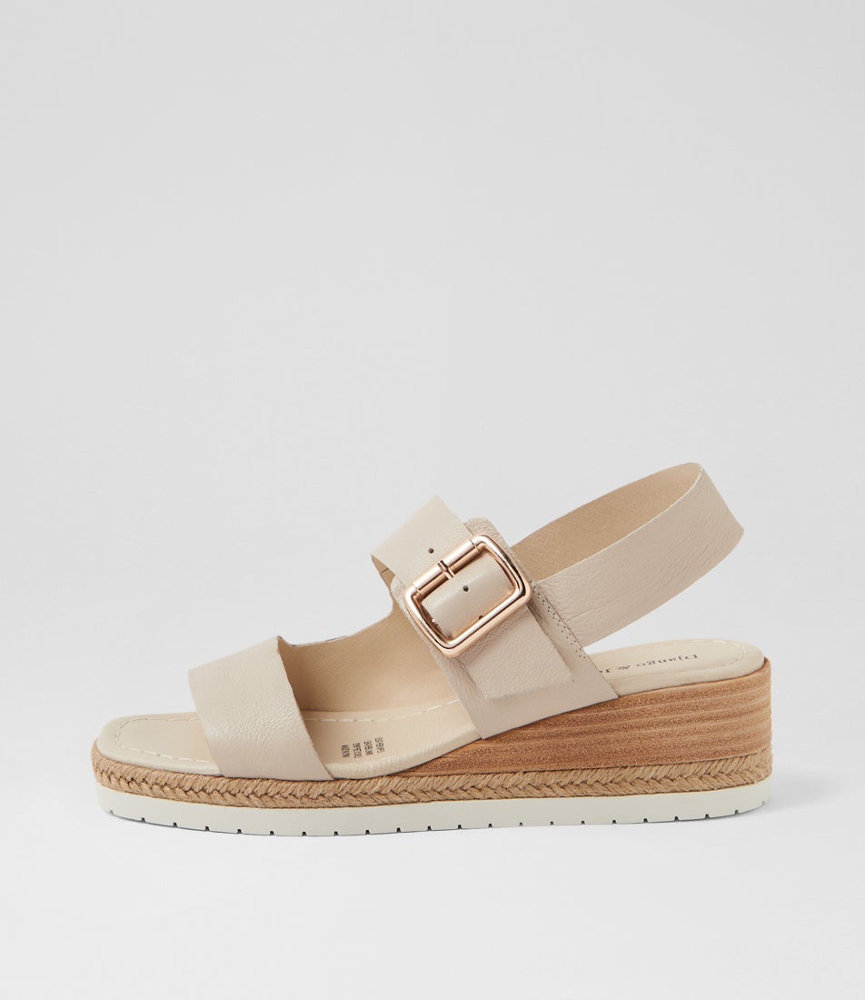 Isling Almond Leather Sandals Isling Almond Leather Sandals