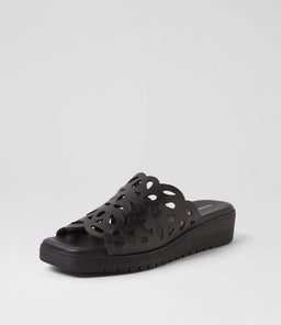 JAORA DJ BLACK BLACK SOLE LEATHER