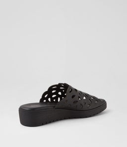 JAORA DJ BLACK BLACK SOLE LEATHER