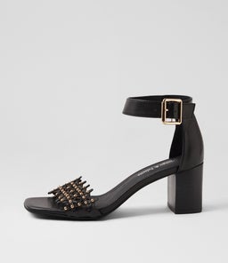 JONASS DJ BLACK BLACK HEEL LEATHER