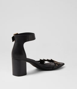 JONASS DJ BLACK BLACK HEEL LEATHER