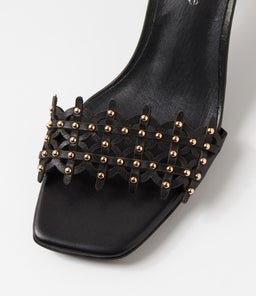 JONASS DJ BLACK BLACK HEEL LEATHER