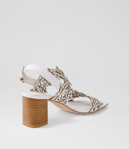 JULLY DJ WHITE LEATHER