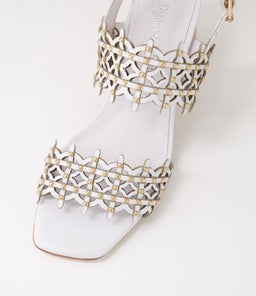 JULLY DJ WHITE LEATHER