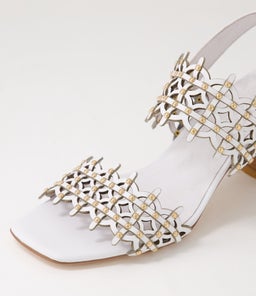 JULLY DJ WHITE LEATHER