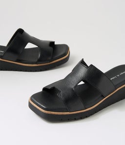 KEREM DJ BLACK BLACK SOLE LEATHER