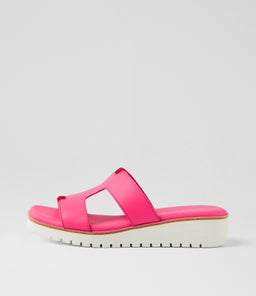 KEREM DJ HOT PINK WHITE SOLE LEATHER