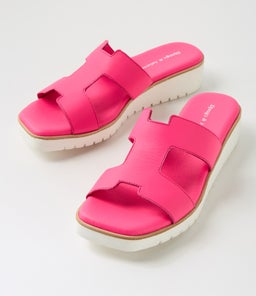 KEREM DJ HOT PINK WHITE SOLE LEATHER