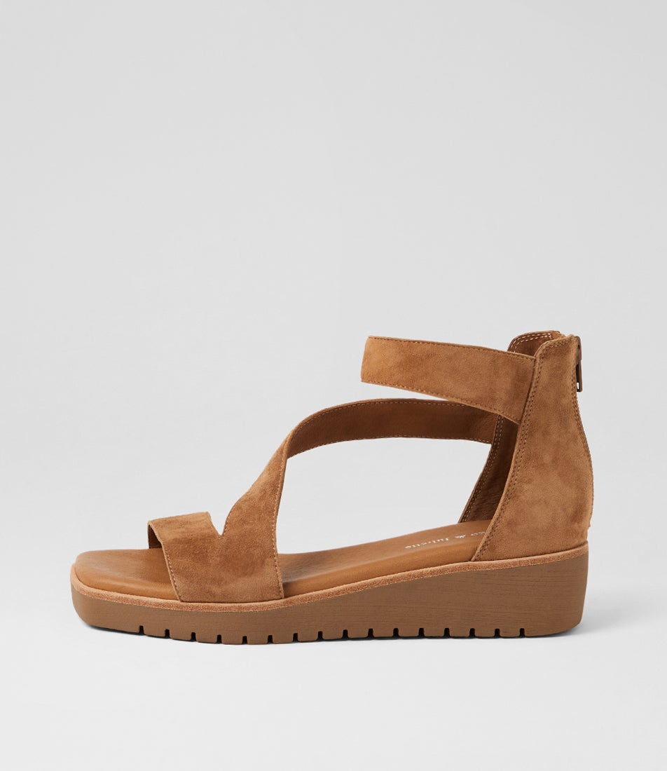 Kendrik Light Choc Suede Sandals