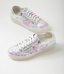 NOXXIE DJ SILVER&PINK PRINT SILVER MULTI