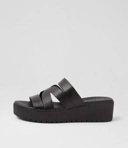 OMAHA DJ BLACK BLACK SOLE LEATHER