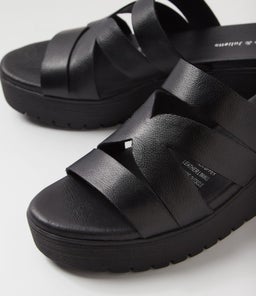 OMAHA DJ BLACK BLACK SOLE LEATHER