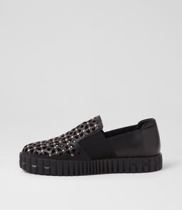 OISEY DJ BLACK BLACK SOLE LEATHER