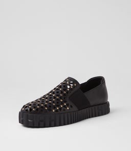 OISEY DJ BLACK BLACK SOLE LEATHER