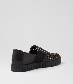 OISEY DJ BLACK BLACK SOLE LEATHER