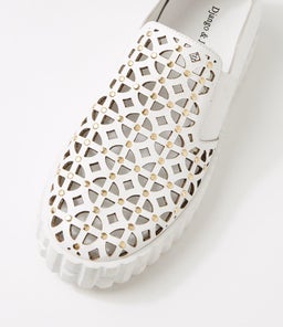 OISEY DJ WHITE WHITE SOLE LEATHER