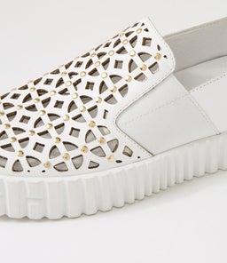 OISEY DJ WHITE WHITE SOLE LEATHER