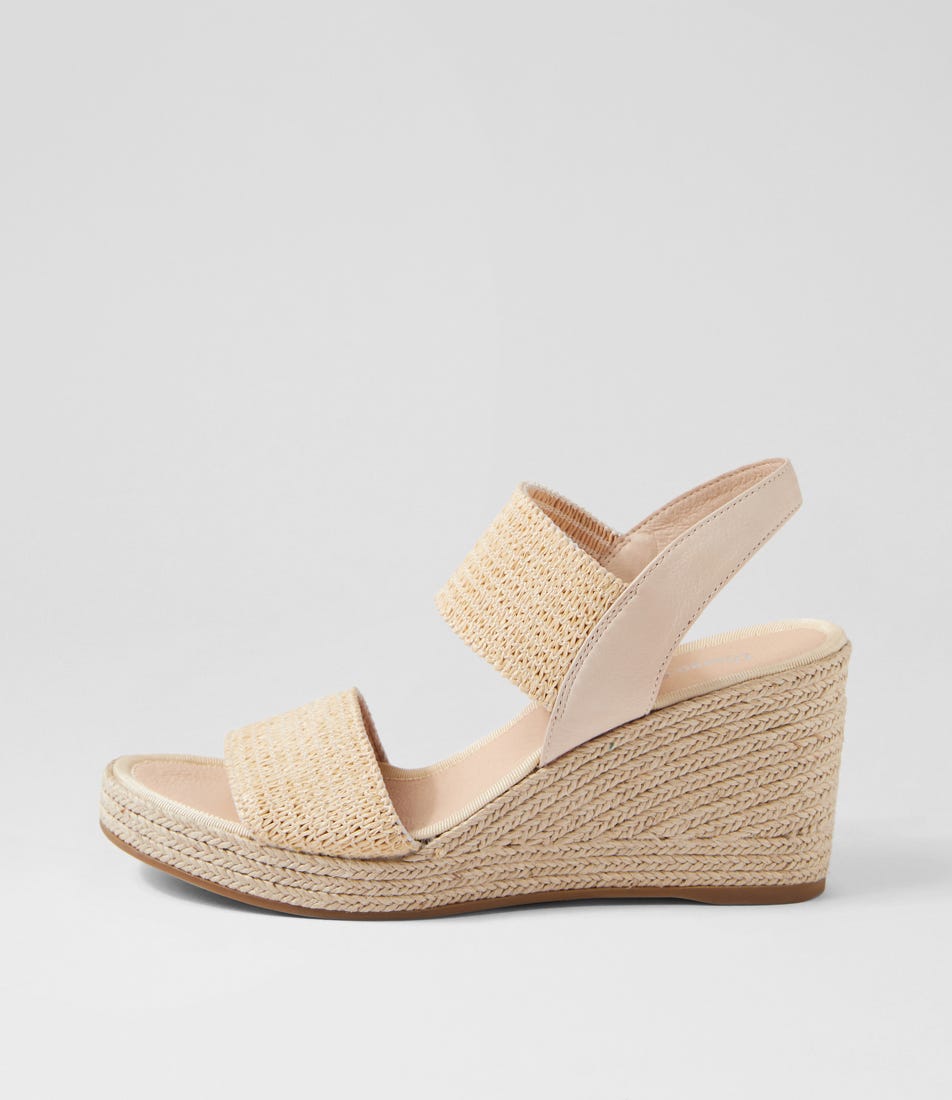 Pivey Natural Rope Elastic Leather Sandals Pivey Natural Rope Elastic Leather Sandals