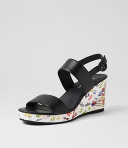 PARADICEE DJ BLACK AMALFI PRINT LEATHER