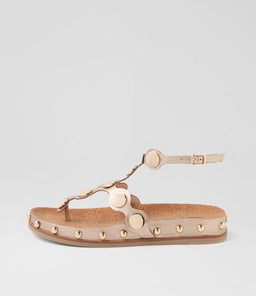 QELLON DJ CHAMPAGNE GOLD LEATHER