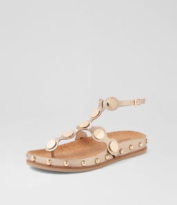 QELLON DJ CHAMPAGNE GOLD LEATHER