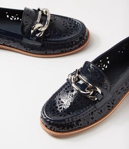 QUEXX DJ NAVY PATENT LEATHER