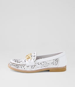 QUEXX DJ WHITE PATENT LEATHER