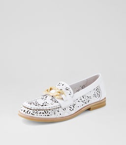 QUEXX DJ WHITE PATENT LEATHER