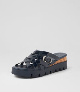 ROMALDO DJ NAVY NAVY SOLE PATENT LEATHER