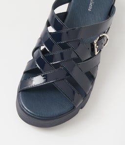 ROMALDO DJ NAVY NAVY SOLE PATENT LEATHER