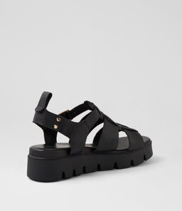 RELIE DJ BLACK BLACK&BLACK LEATHER SOLE