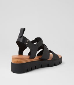 RELIE DJ BLACK NATURAL&BLACK LEATHER SOLE