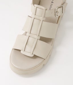 RELIE DJ ALMOND ALMOND SOLE LEATHER