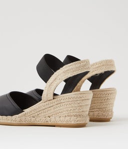 RHAINY DJ BLACK NATURAL ROPE LEATHER ELASTIC