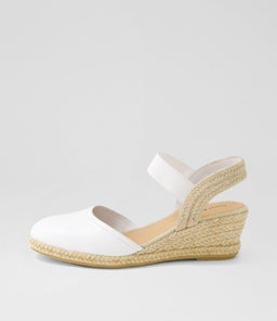 RHAINY DJ WHITE TAN MULTI LEATHER ELASTIC