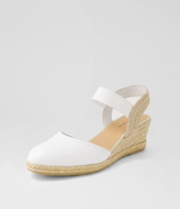 RHAINY DJ WHITE TAN MULTI LEATHER ELASTIC
