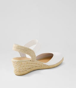 RHAINY DJ WHITE TAN MULTI LEATHER ELASTIC