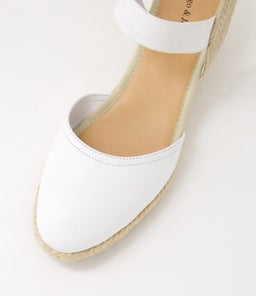 RHAINY DJ WHITE TAN MULTI LEATHER ELASTIC