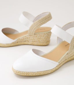 RHAINY DJ WHITE TAN MULTI LEATHER ELASTIC