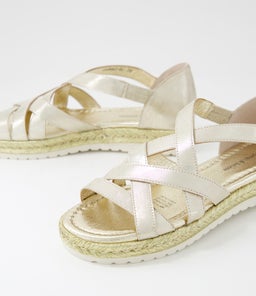 SARMAD DJ PALE GOLD SCRATCH LEATHER