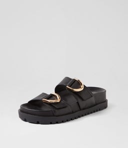 ULLANA DJ BLACK BLACK SOLE LEATHER