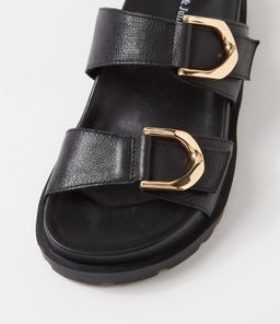 ULLANA DJ BLACK BLACK SOLE LEATHER