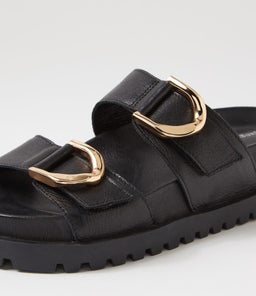 ULLANA DJ BLACK BLACK SOLE LEATHER