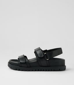 UMILLS DJ BLACK BLACK SOLE LEATHER