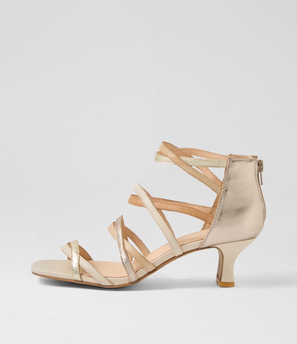 Umeas Vanilla Multi Leather Sandals