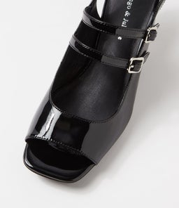 UMILL DJ BLACK PATENT LEATHER