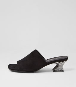 VALYSE DJ BLACK SILVER SUEDE JEWELS