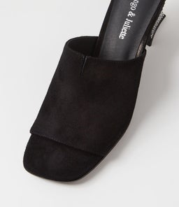 VALYSE DJ BLACK SILVER SUEDE JEWELS
