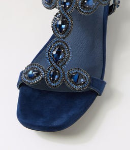 WEXLER DJ NAVY SUEDE JEWELS