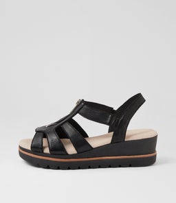 WASTROS DJ BLACK BLACK SOLE LEATHER